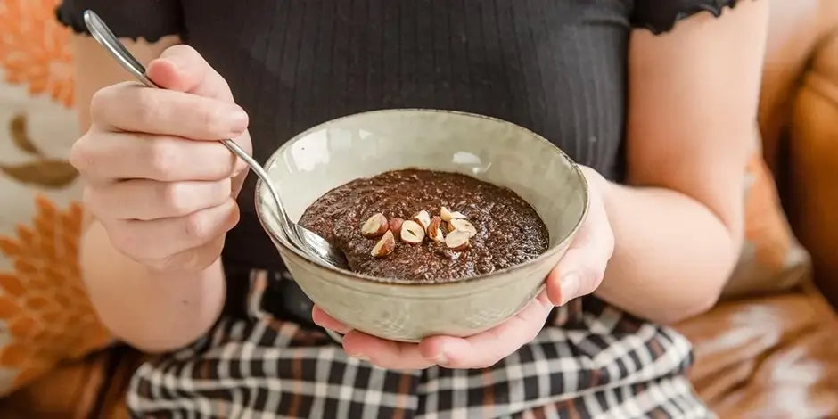 Chocolate low-carb porridge for weight loss