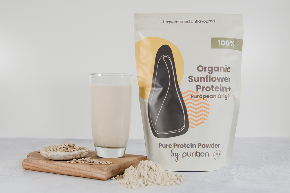 A bag of Premium European Whey Protein Concentrate by Purition