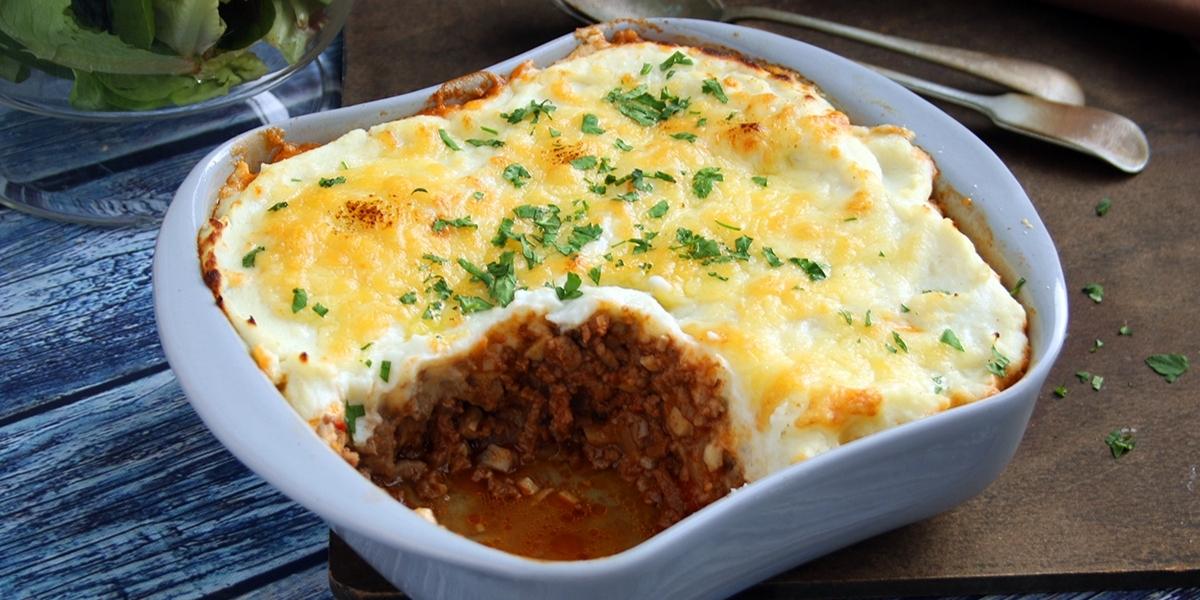 Spicy low-carb cottage pie.