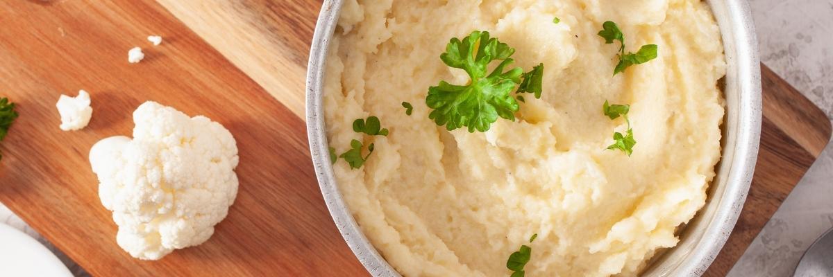 Cauliflower mash.