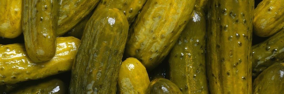 Pickles; unsweetened.