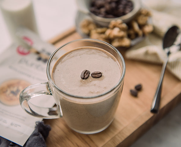 Purition Coffee & Walnut Low-carb breakfast frappuccino