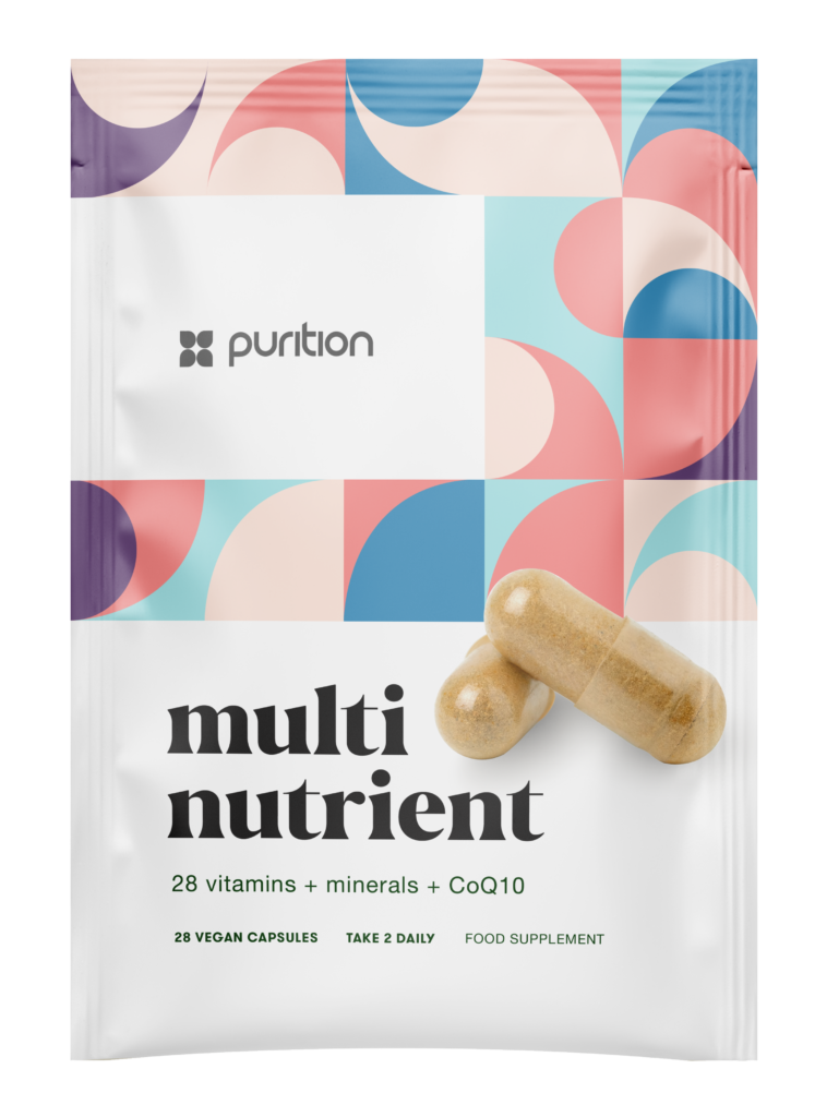 Digital image of front of pack - Purition's multi nutrient