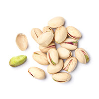Scattered pistachio nuts