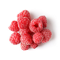 Pile of raspberries