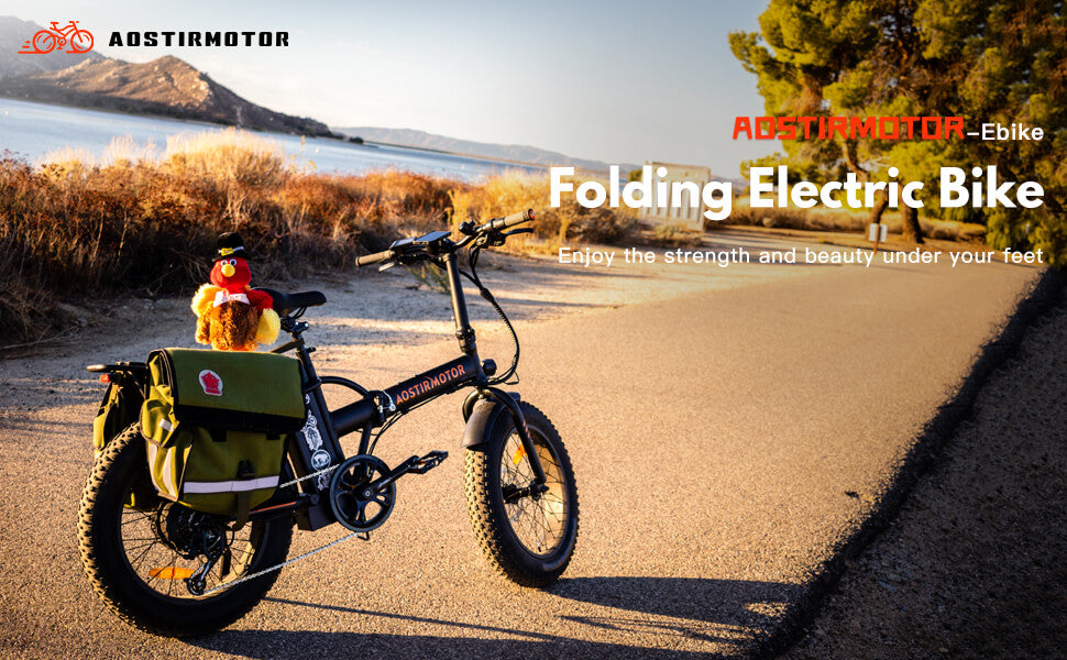 Aostirmotor A20 Fat Tire Folding Electric Bike 500W 36V