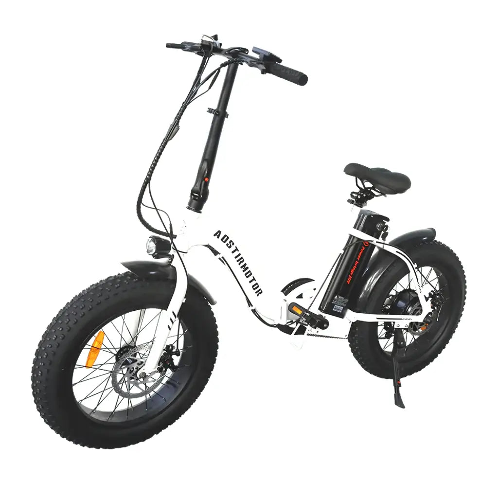 Aostirmotor G20 500W 36V Step-thru Fat Tire Electric Folding Bike