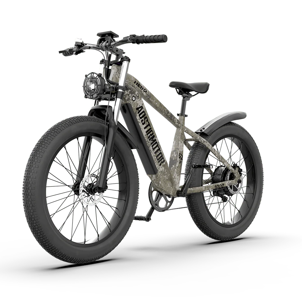 Aostirmotor Hero 1000W 52V Off-Road Fat Tire Electric Bike