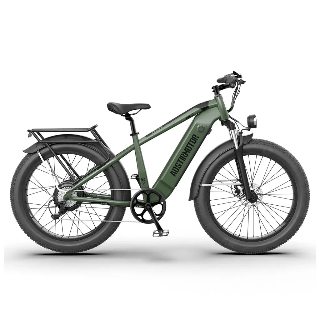 Aostirmotor King 1000W 52V Step Over All Terrain Fat Tire Mountain Electric Bike
