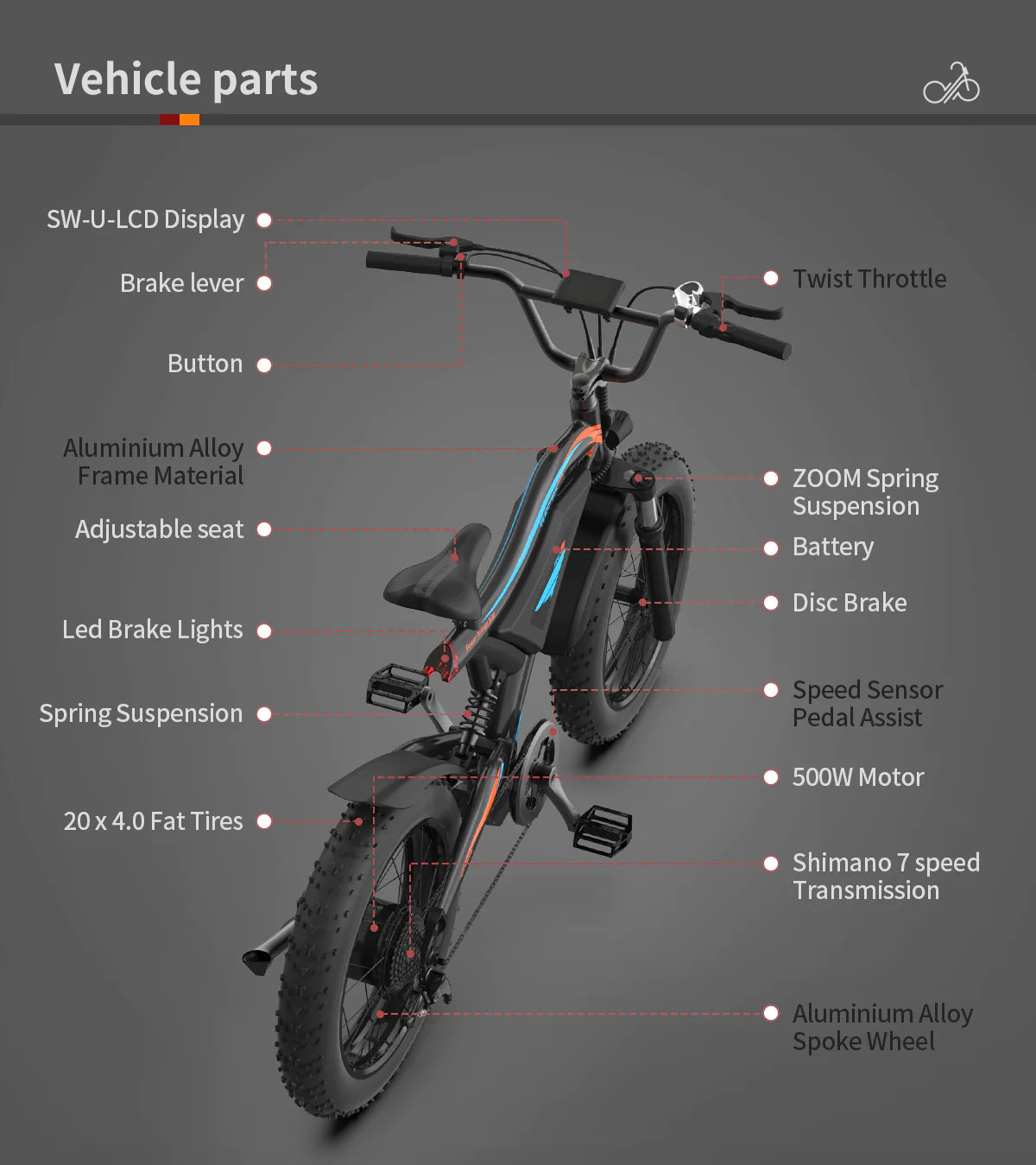 Aostirmotor S18-Mini Electric Bicycle