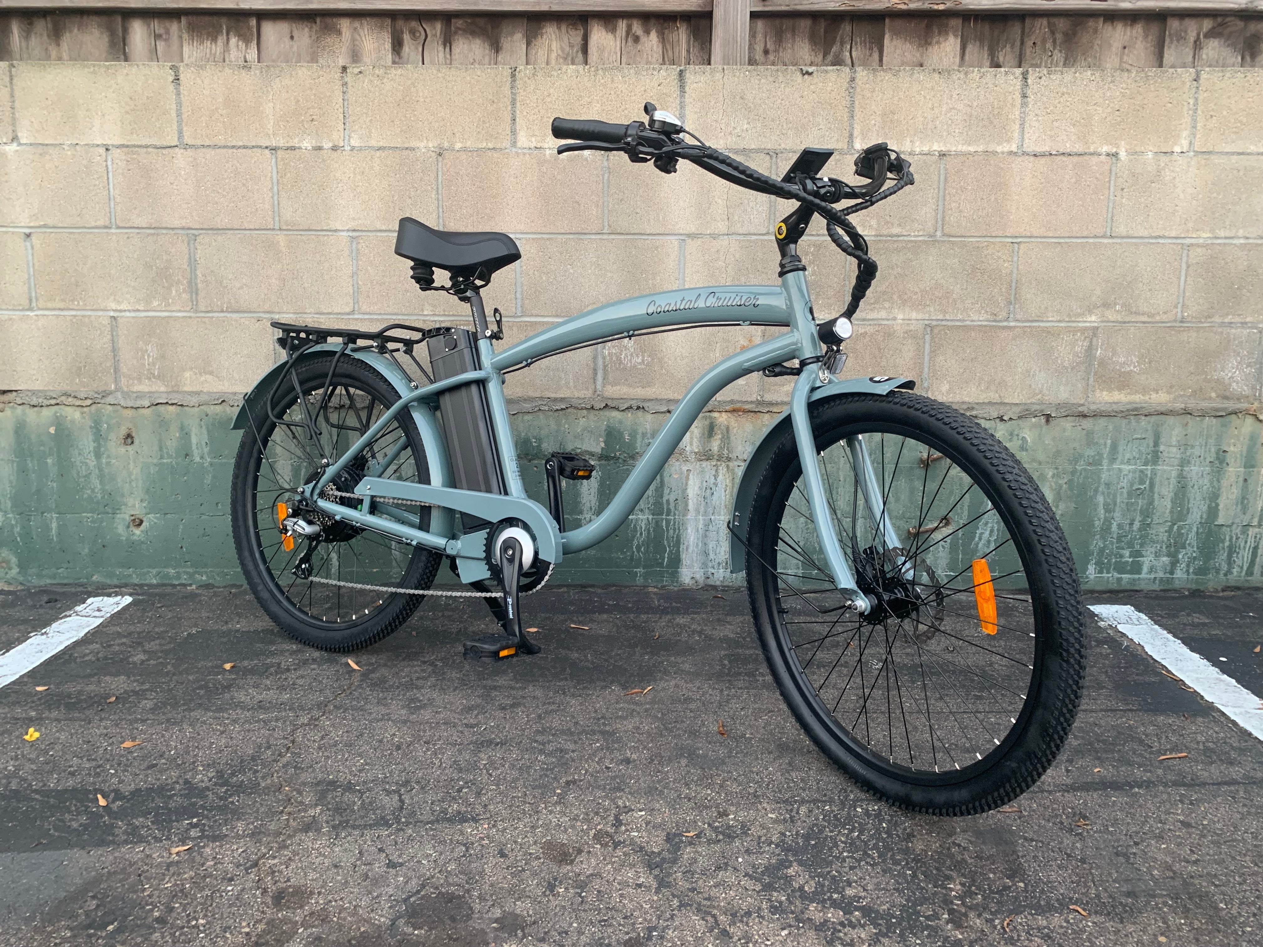 Coastal Cruiser Classic Beach Cruiser 500W 48V Step Over Electric Bike