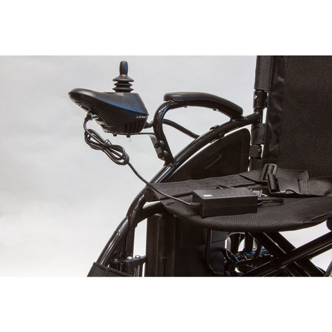 E-Wheels EW-M30 Folding Power Wheelchair-black