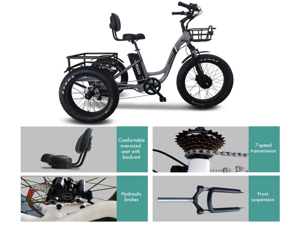 Emojo Electric Trike Features