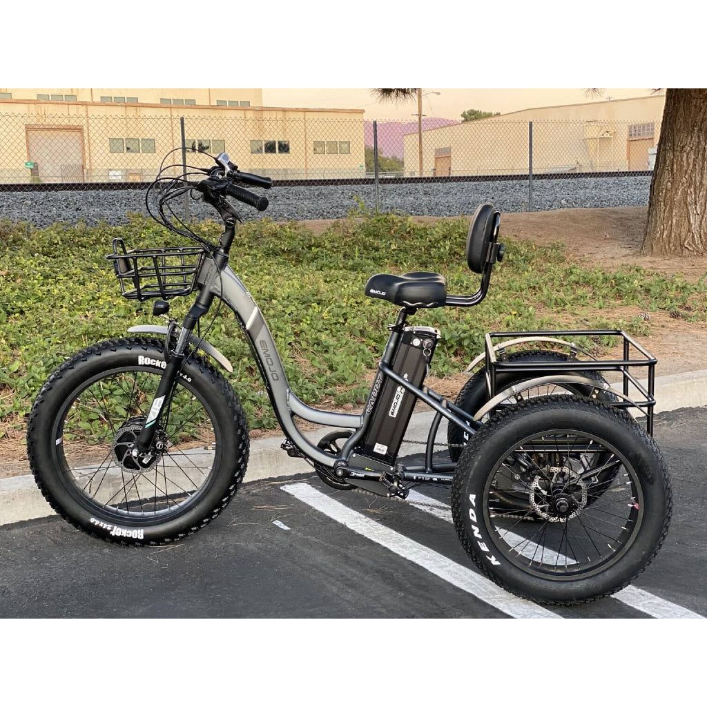 Emojo Caddy Pro 500W, 48V, Fat Tire Electric Trike