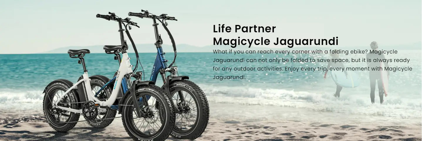 Magicycle Jaguarundi 600W 52V Folding Step-Thru Fat Tire Electric Bike