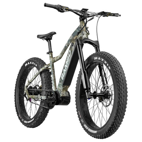 RAMBO The Prowler 1000 XPE 1000W 48V FAT Tire Mountain Bike-Side View