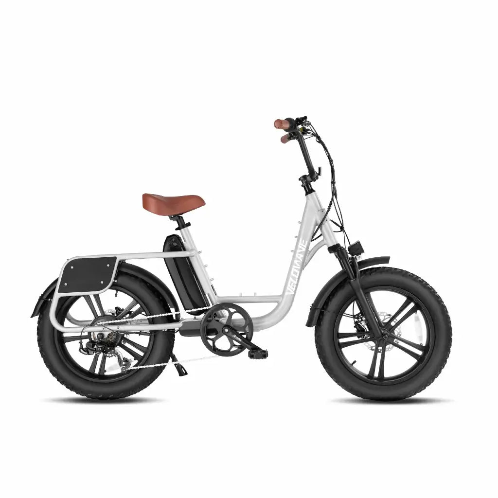 Velowave Rover FCTY4 750W Low-Step Fat Tire Electric Bike w/ Thumb Thr -  Really Good Ebikes