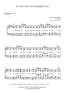 It Came Upon The Midnight Clear Sheetmusic2print