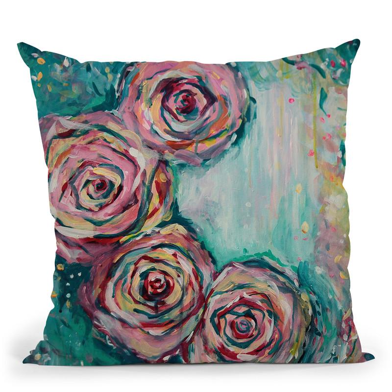 Confetti Throw Pillow By Emily Heard