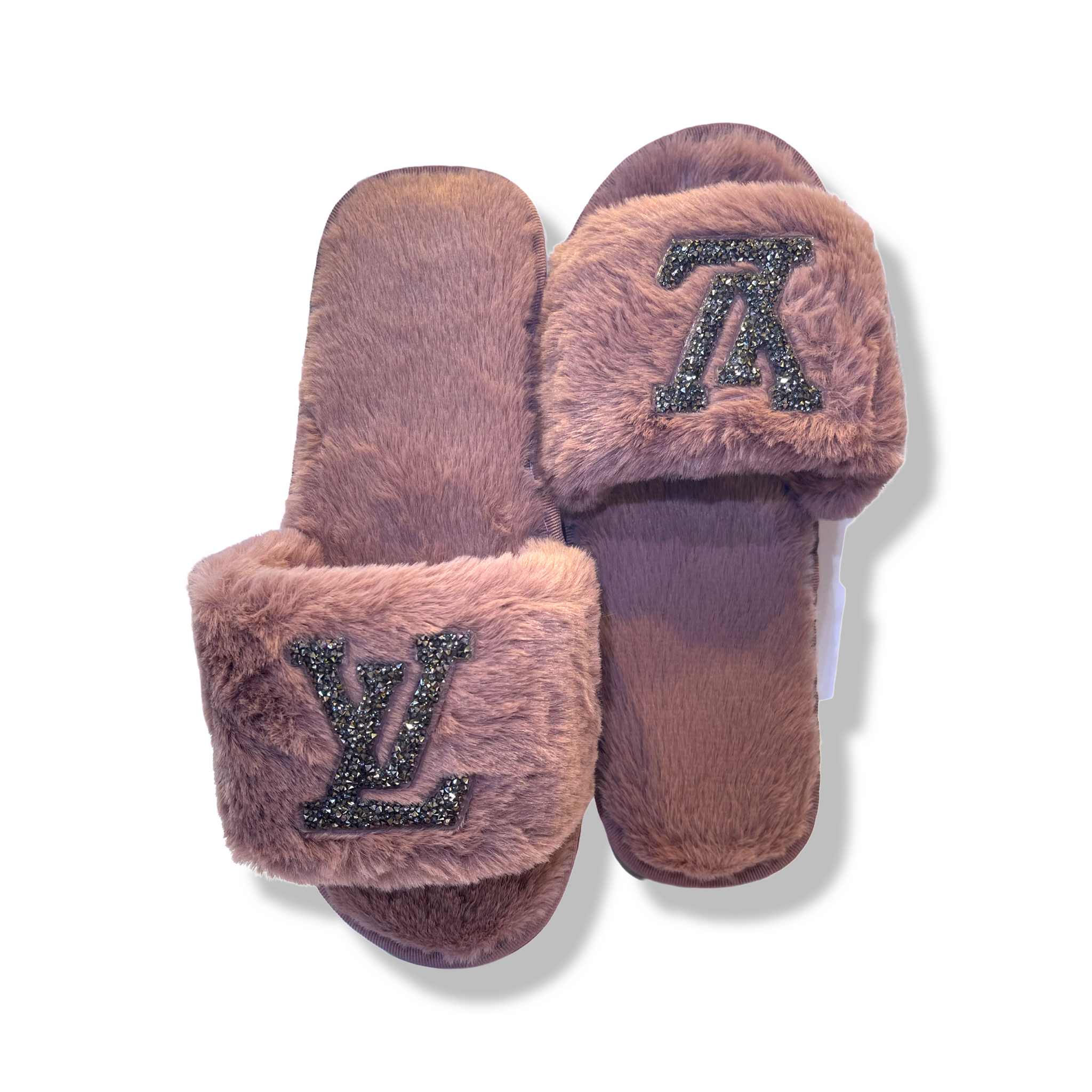 Louis Vuitton Slippers Fuzzy