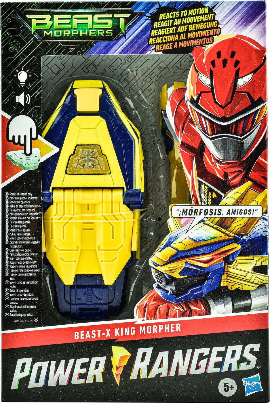 Power Rangers Pack 2 Mascaras Antifaz Roja Azul Y Morpher Hasbro — TAIDONGO