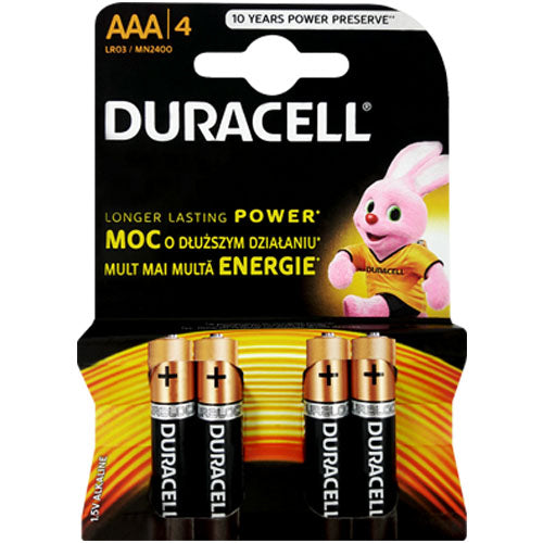 Rechargeable AAA Batteries 750mAh - Duracell Plus Batteries