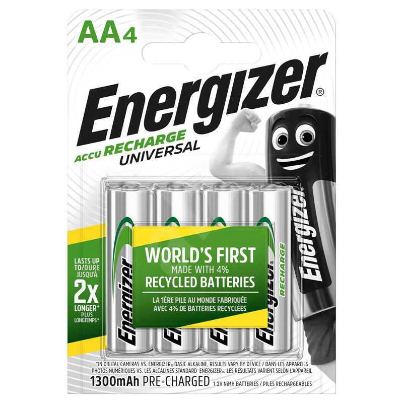 Energizer Rechargeable AA Batteries (4-Pack) at