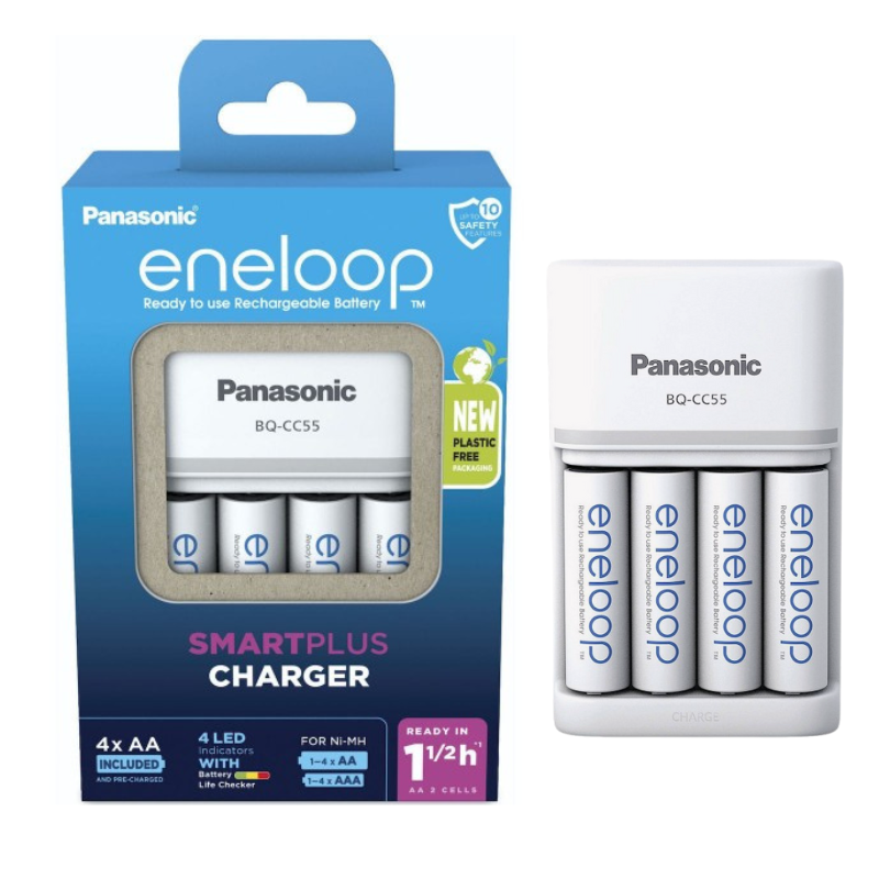 Pilas 4x Panasonic Eneloop AA 2000 mAh