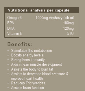 Organic Omega 3 Nutritional Information