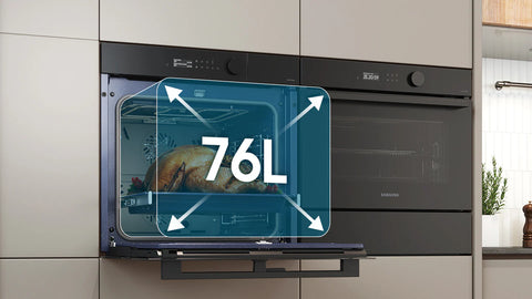 Descubrí el Horno Samsung NV7000B con Vapor y Dual Cook Flex, la combinación perfecta de innovación, sabor y eficiencia para tu cocina. ¡Cociná como un chef profesional! ¡