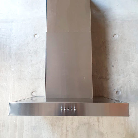 Extractor purificador de cocina TST Espejo ac. inox. y vidrio de pared  600mm x 380mm x