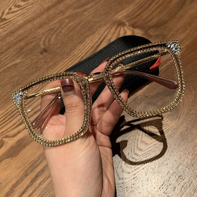 TEEK - Outline Rhinestone Eyeglasses