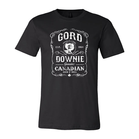 Gord Silhouette T-Shirt - Made in Canada: Unisex (Heather Grey