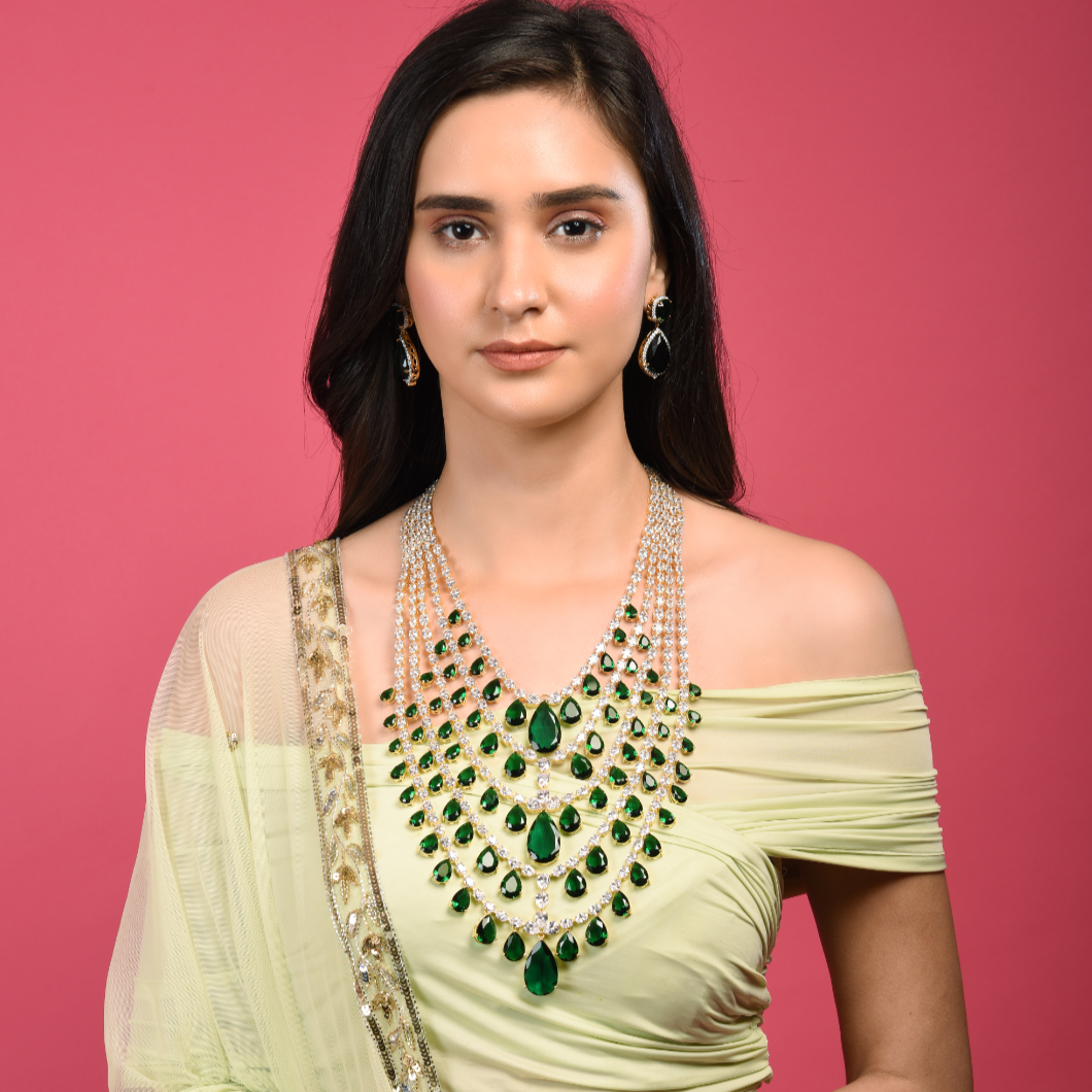 Emerald Necklace by SAV