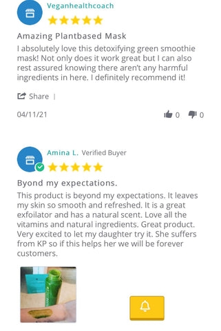 organic body mask customer reviews from happy being well