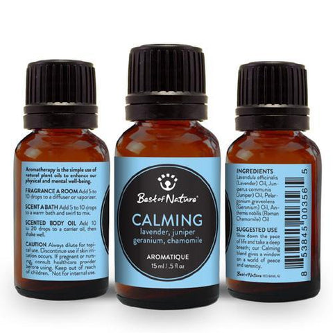 calming blend of essential oils 