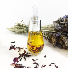 Jasmine and Lavender Anti-Aging Serum and Organic Perfume