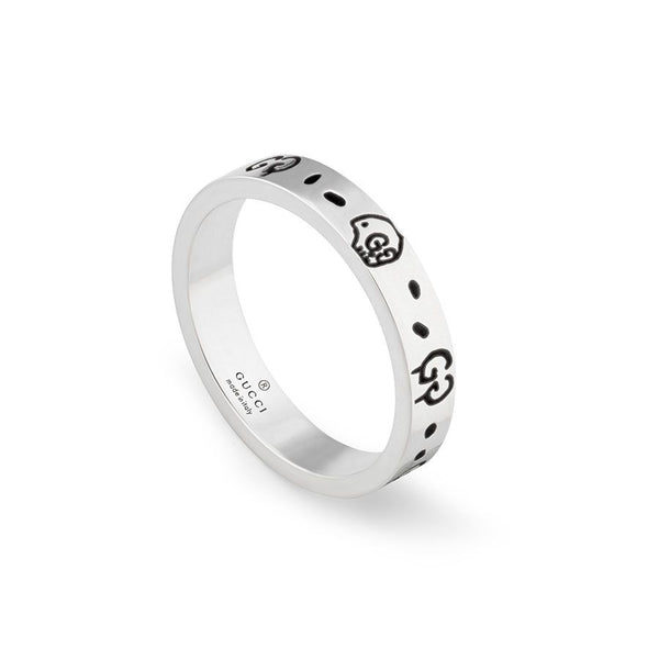 Gucci Silver Ghost Ring – European.ca