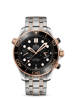 omega seamaster chronograph gold