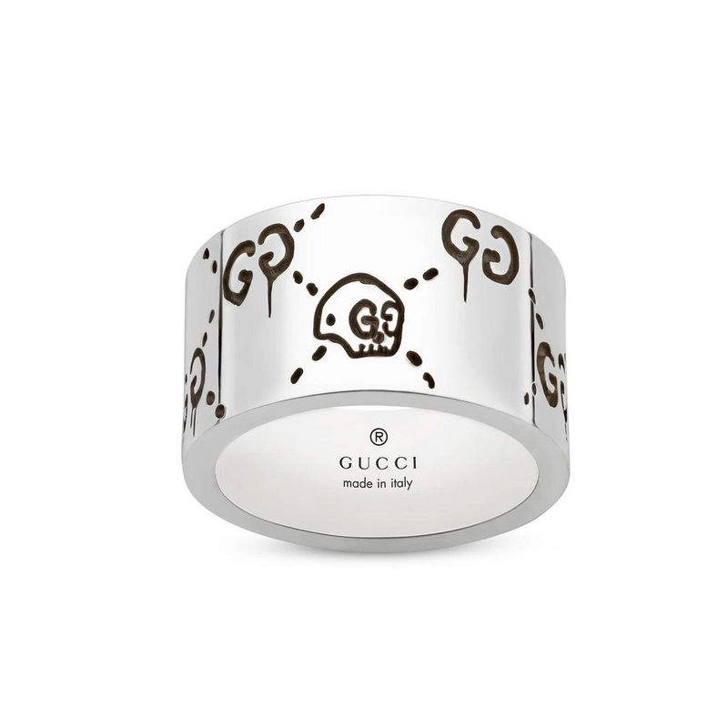 gucci silver ghost ring