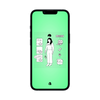 Product image of a mobile wallpaper showing an entrepreneur character with their business accessories.