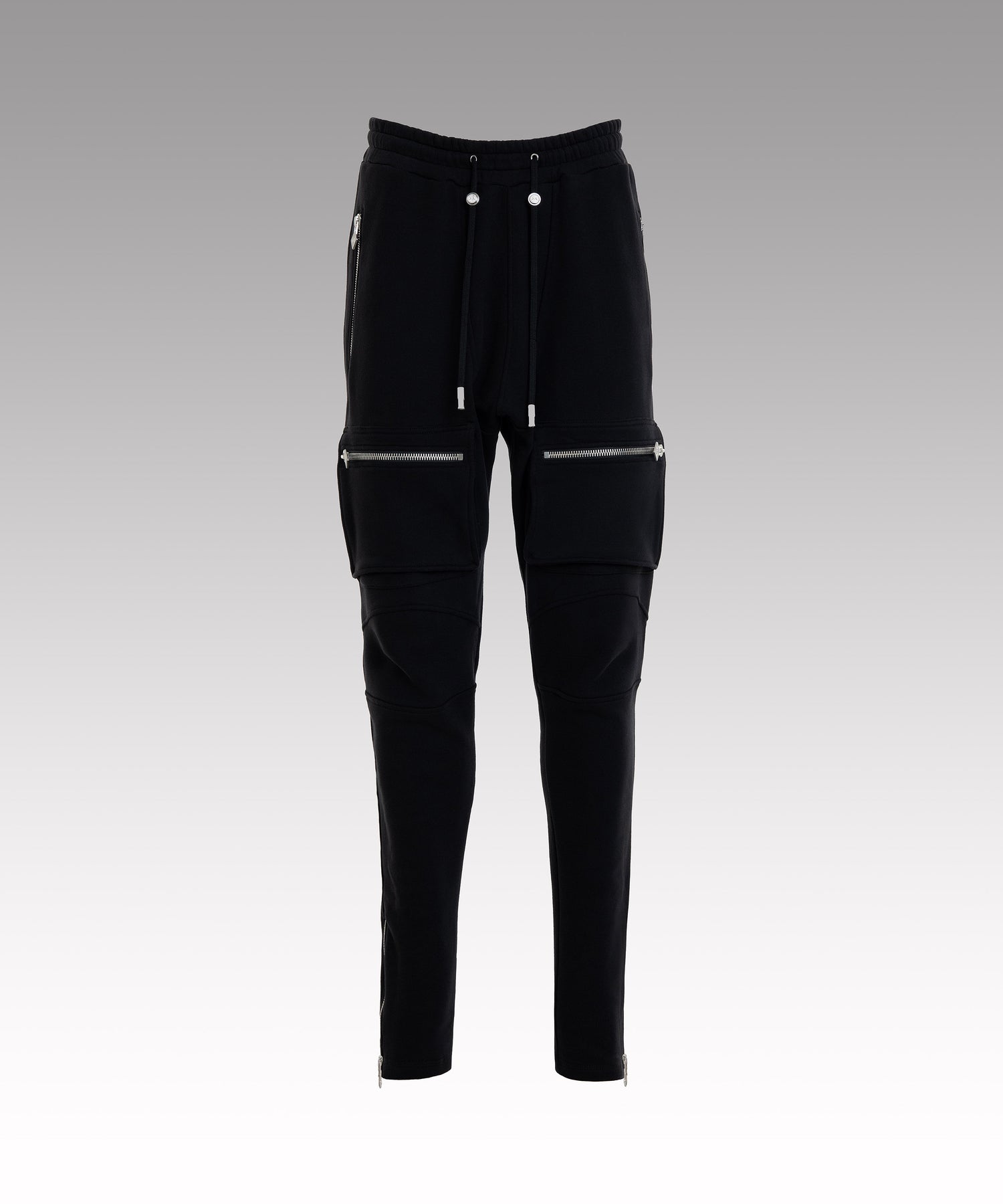 black cotton pants