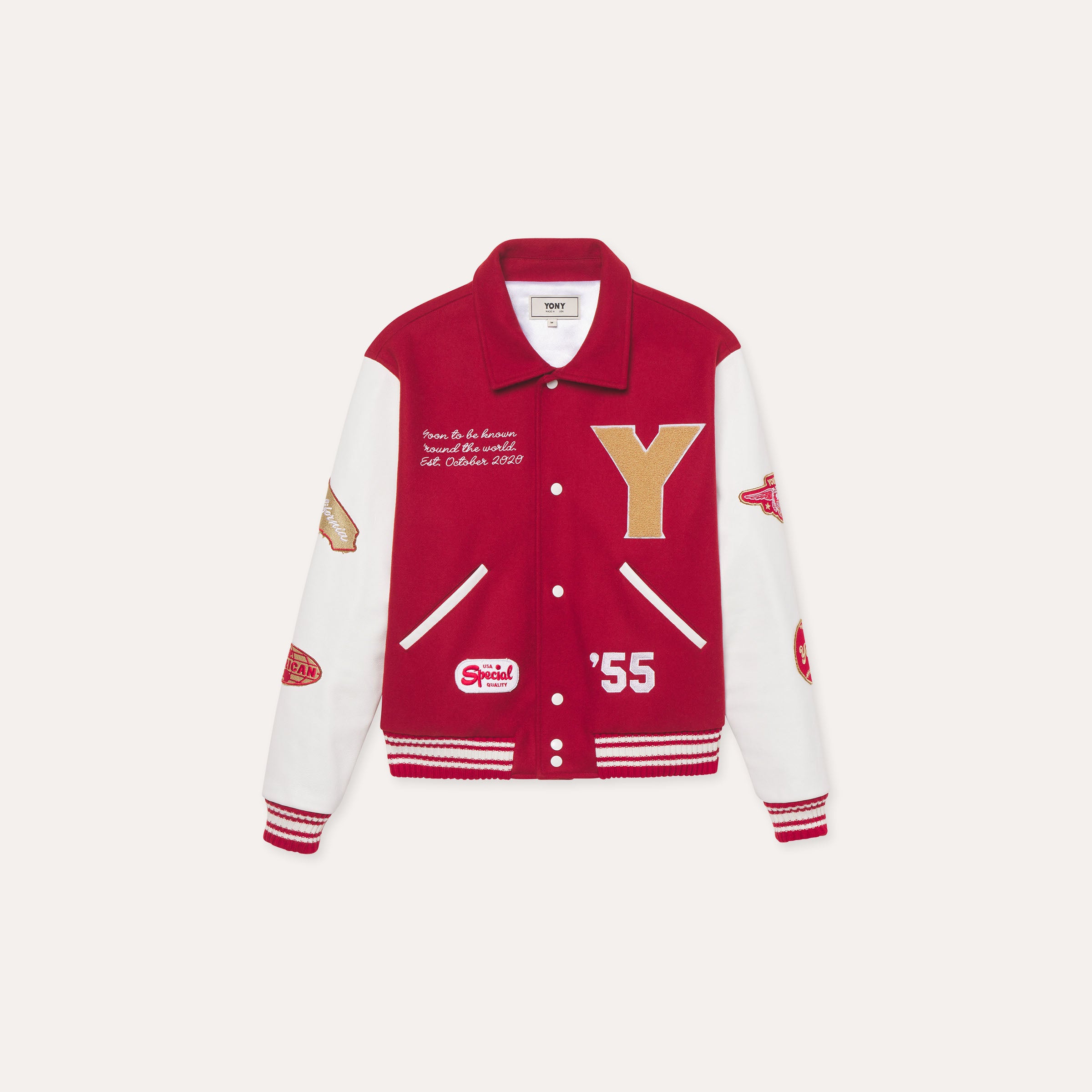 Jacket Makers Letterman LV Leather Jacket