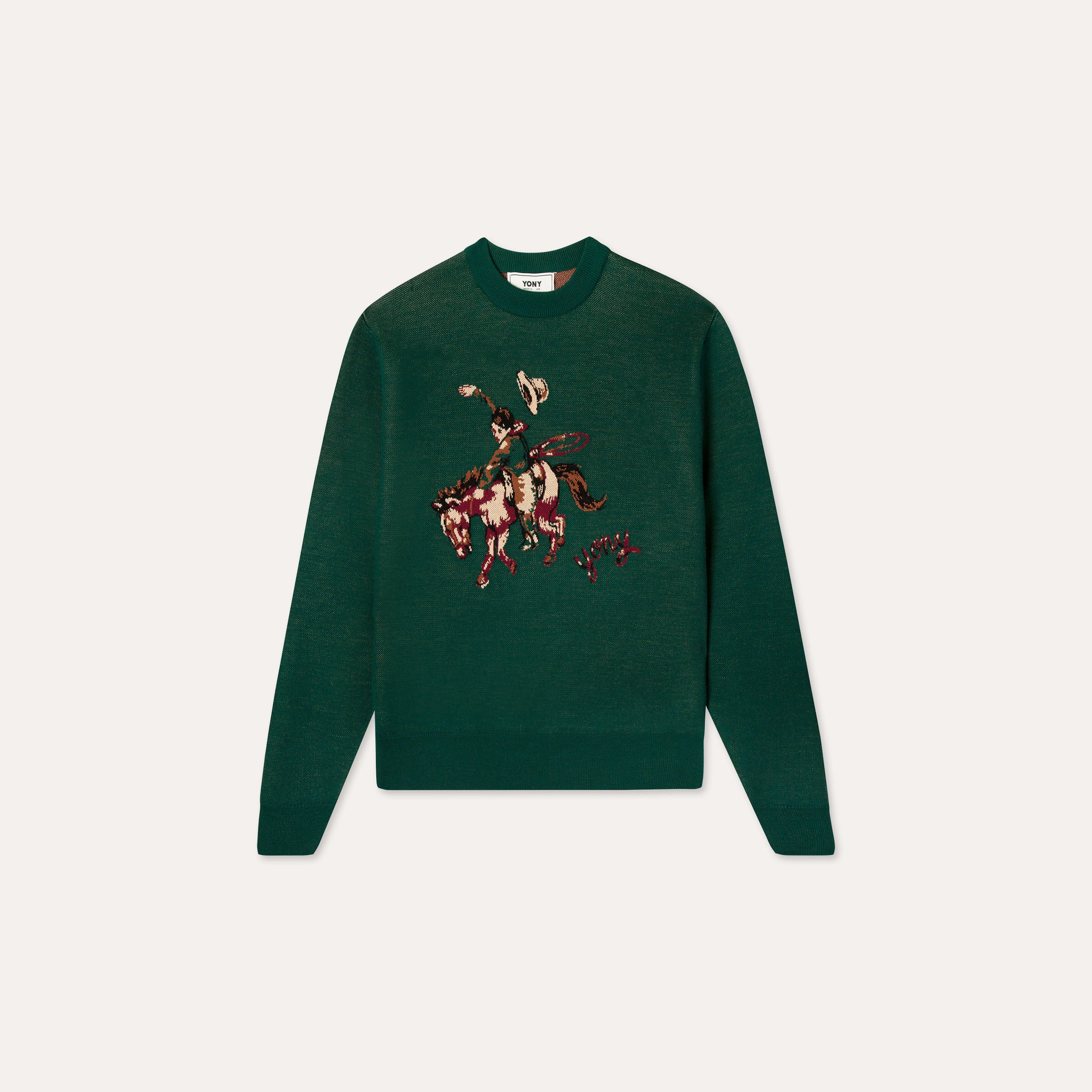 Western Jacquard Sweater | YONY