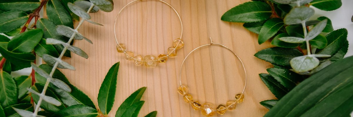 Happy Day Hoops | Gemstone Jewelry by Emerald Sun Creations