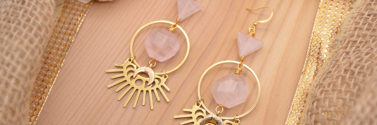 Eclipse of the Heart Earrings | Gemstone Jewelry by Emerald Sun Creations