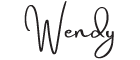 wendy's signature