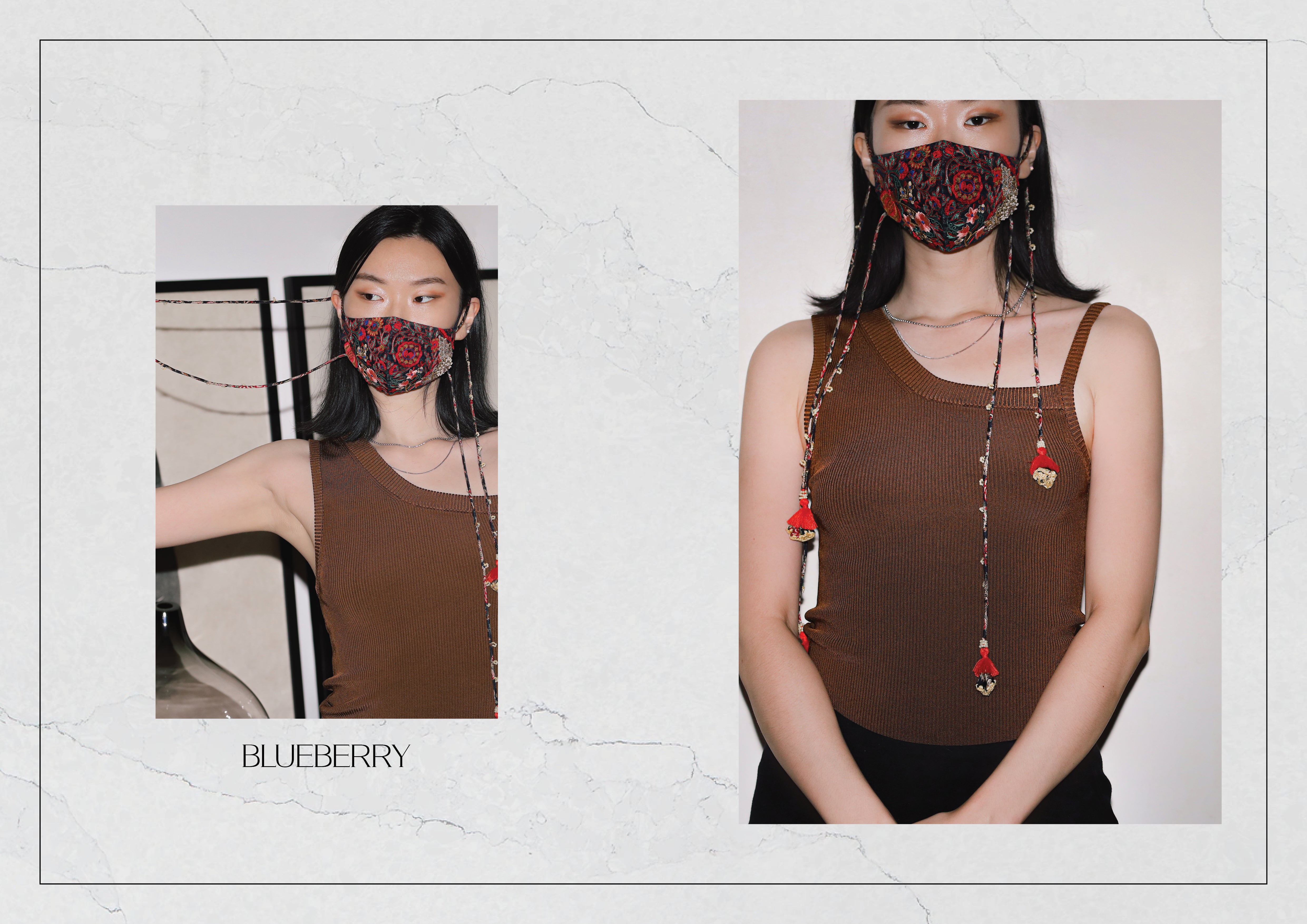 Handcrafted Fashionable Face Mask/Covering by Namaskaya