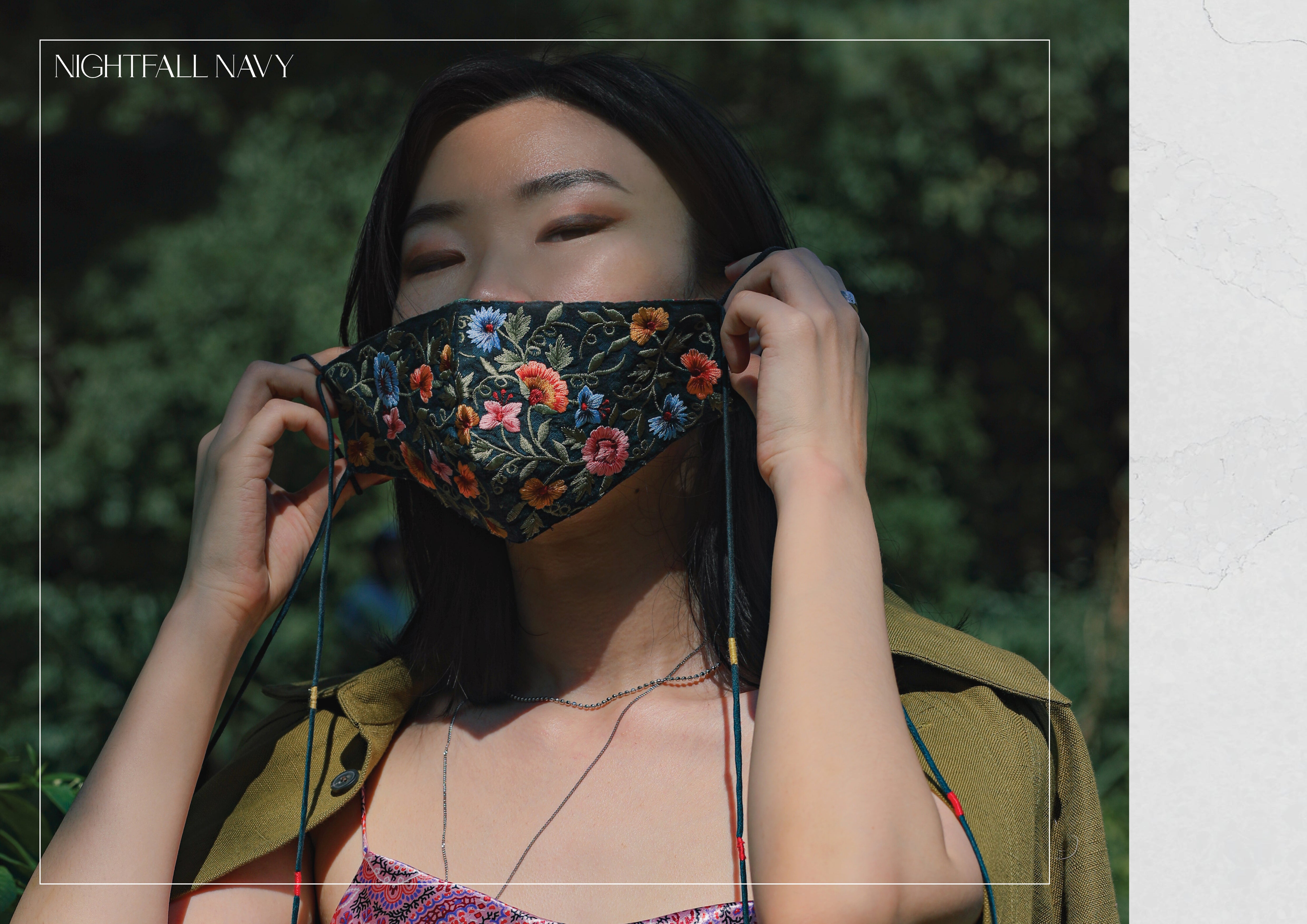 Handcrafted Fashionable Face Mask/Covering by Namaskaya