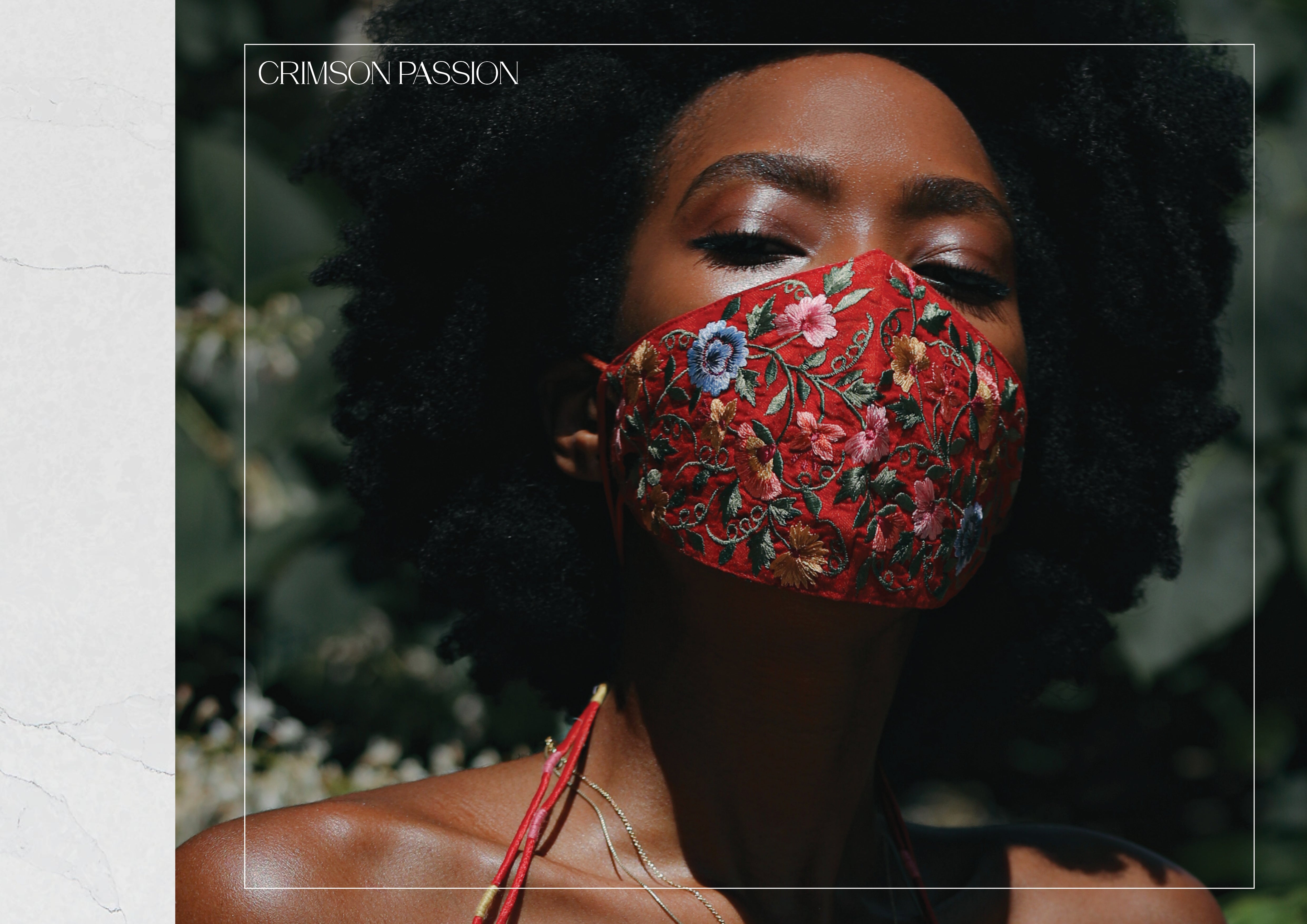 Handcrafted Fashionable Face Mask/Covering by Namaskaya